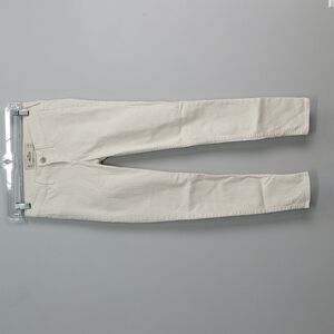 Hollister white low rise skinny jeans 26x28